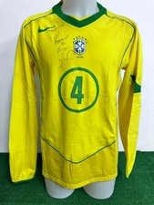 Maillot Brésil Juan Match Worn Indossata Shirt Jersey Camiseta COA 2004/2006