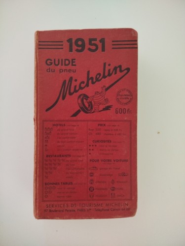 Michelin guide pneu 1951 - guide, du