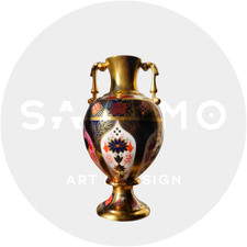 Vase royal crown derby imari - vase,