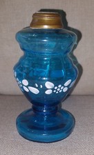 MINI LAMPE A PÉTROLE ESSENCE VEILLEUSE VERRE ÉMAILLÉ