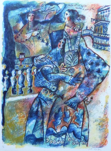 Theo tobiasse lithographie - tobiasse,
