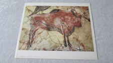 Ancienne Lithographie Art Préhistorique " Grotte d'Altamira " Ed. Braun & Cie