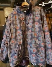 Vintage Oneill Veste De Ski Isolé Taille L Bleu Multicolore 90's