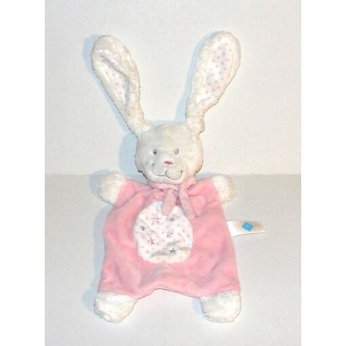 Doudou lapin rectangle - lapin, plat