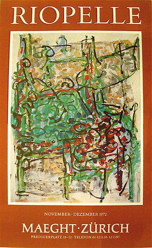 Jean paul riopelle affiche - riopelle,