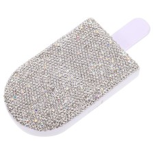 Miroir de poche à strass : miroir de maquillage pliable portable avec peigne