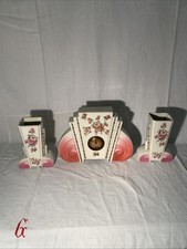 Ancienne Pendule Faïence Art