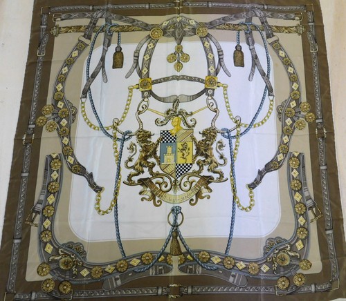 Foulard vintage soie 100 - vintage, en
