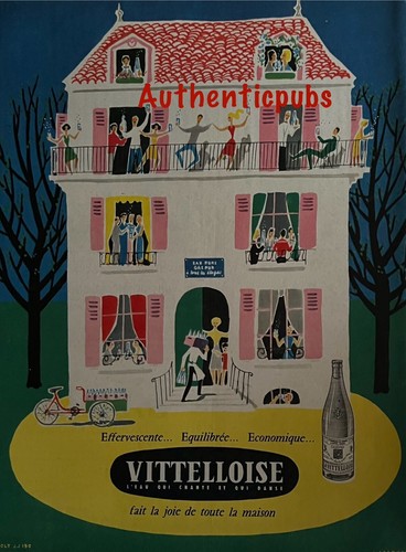 Publicite vittelloise eau pure - eau,