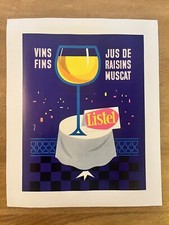 Affichette ancienne originale  « LISTEL  » - ONELL - années 60