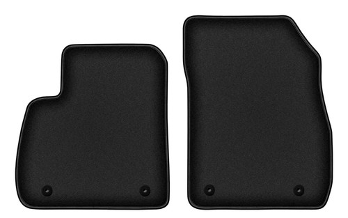Tapis avant velours noirs
