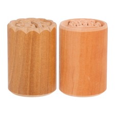 2 Pcs Tampon En Bois À