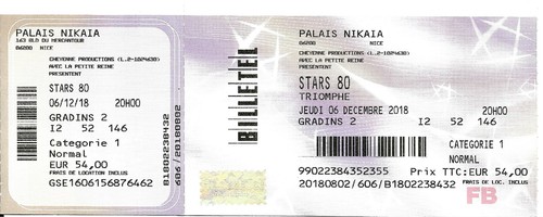 Billet concert stra - concert,