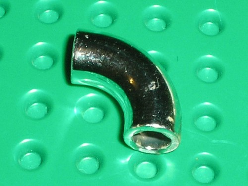 Lego chromesilver exhaust pipe - lego,