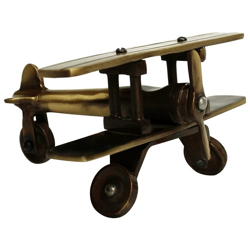 Laiton antique avion - laiton,