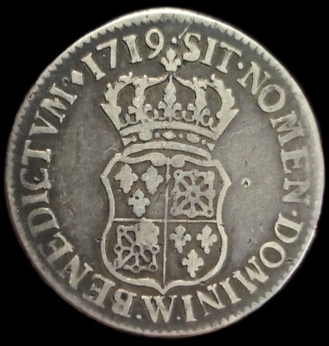 Demi écu france navarre - demi, france-navarre