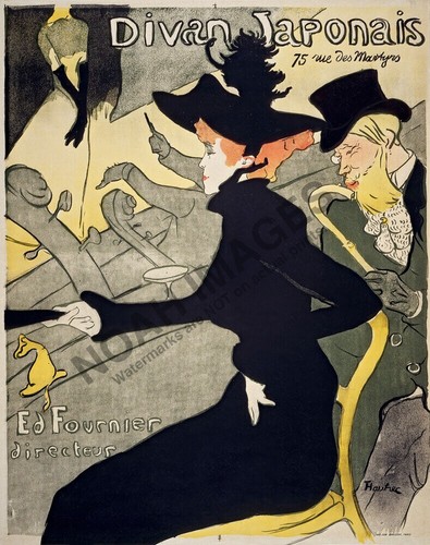 Divan japonais lautrec - divan, vintage