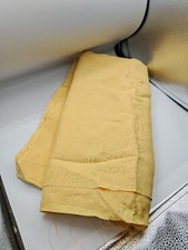 Tissu lin Vosges ancien 1,45m x 4m - coupon Jaune couture déco vintage