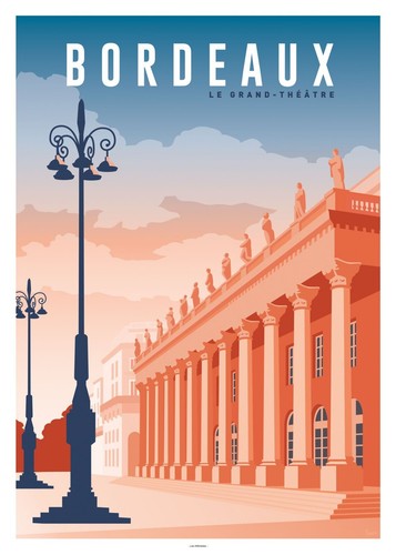 Affiche bordeaux gironde - affiche,