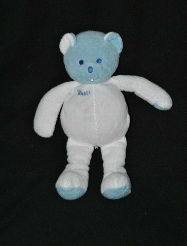 Peluche doudou ours - , blanc
