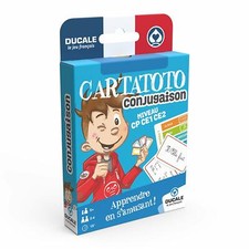 Ducale Jeu Français Cartatoto Conjugaison Jeu de Cartes éducatif Conjuguer verbe