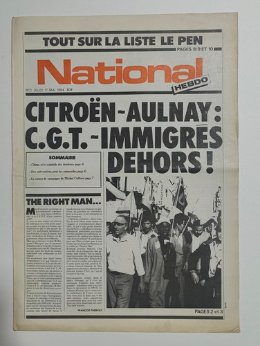 Front national hebdo - national/national,