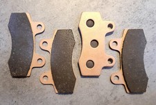 Sintered metal brake pads for