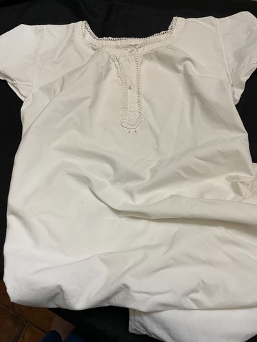 Chemise nuit ancienne en - chemise,