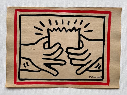 Keith haring dessin - dessin, papier