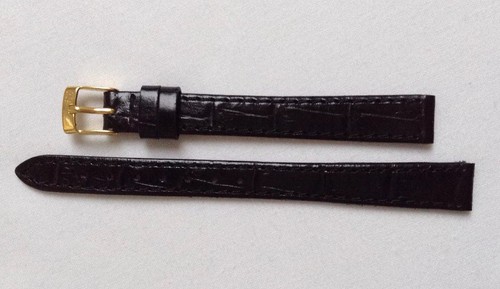 Bracelet alligator noir - en,