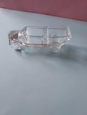 Ancien Saleron En Verre Voiture Vieux Tacot