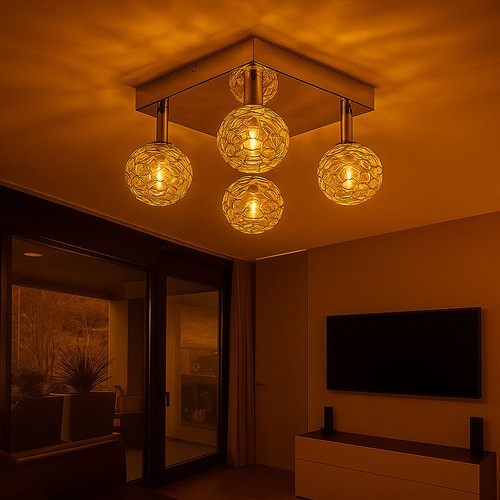 Plafonnier suspension bille - plafonnier,