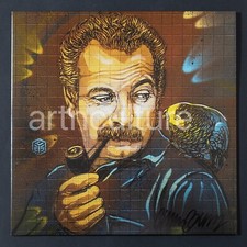 C215 Christian Guémy - GEORGES BRASSENS - Disque Vinyle SIGNÉ vinyl disc 12" 33r