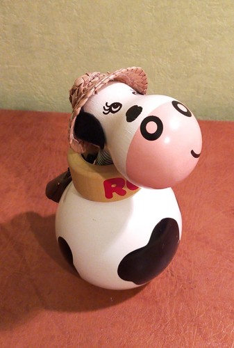 Rosy vache tirelire jouet - tirelire,