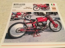 Carte moto Moto Guzzi 250 mono compresseur 1939 collection Atlas motorcycle 