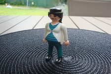 AB33/ PLAYMOBIL  FIGURINE  FEMME ENCEINTE VINTAGE