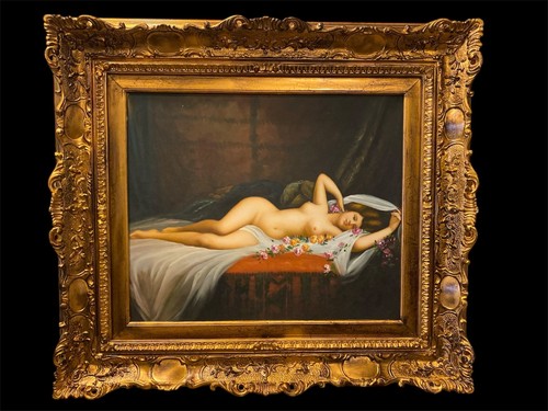 Peinture huile sur - l'huile,