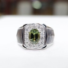 Bague pour homme blanc - pour, or