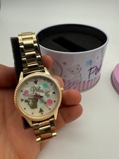 Montre Pokémon Pikachu SEGA Japon Dorée Crème Pokéball / Pokémon Watch Boxed