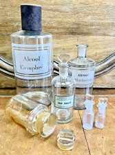 6 ANCIENS FLACONS BOCAUX POTS