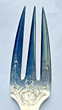 Fourchette à poisson argent massif d'époque 19ème 44g