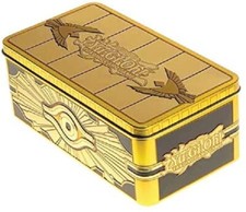COFFRET YU-GI-OH !  TIN BOX BOITE SARCOPHAGE DORE FRANCAIS NEUF SCELLE