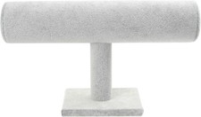 Présentoir à bracelets organisateur en T support bijoux montres bracelet velours