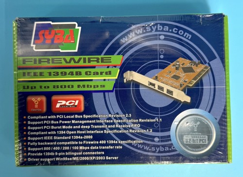 Syba pci firewire ieee - firewire, 1394b