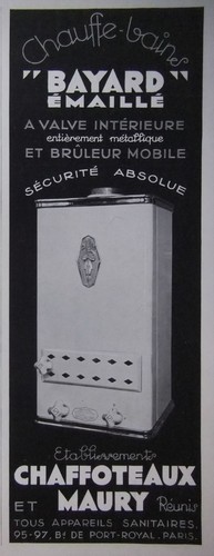 Publicité presse 1934 - de,