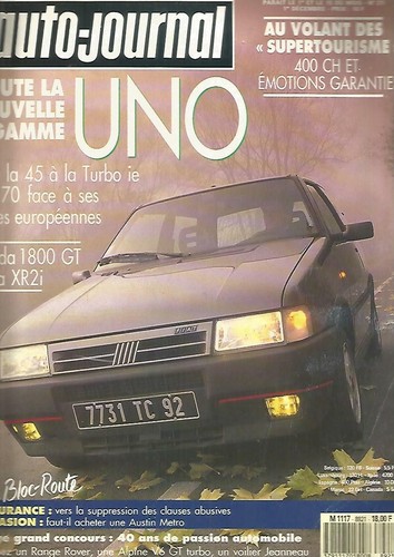 Auto journal gamme uno - journal,