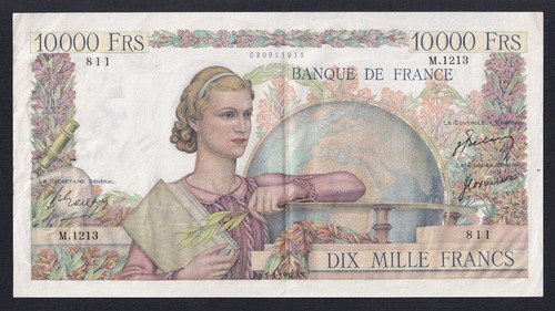 Billet france 10000 francs - france,