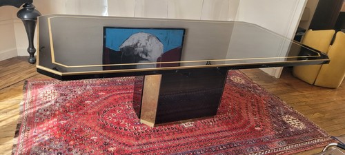 Grande table laquée vintage