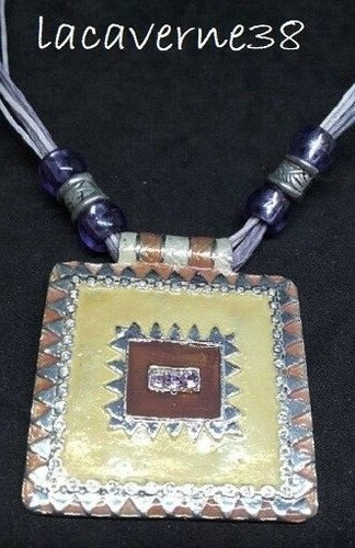 Collier ikita cordon jaune - jaune, et