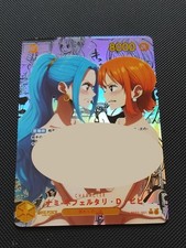 Waifu Sexy Anime Girls Cards Custom Holo - One Piece - Nami Vivi #1